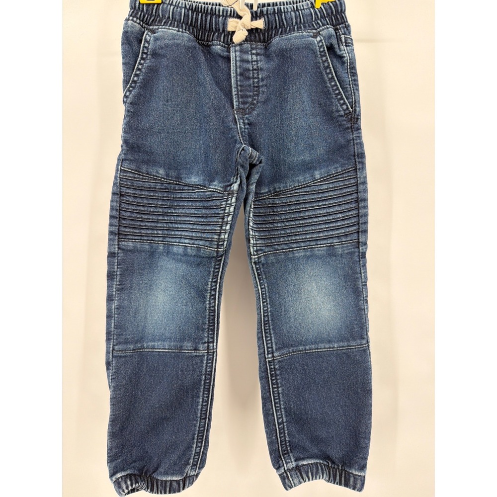 Baby Gap Kids Blue Moto Denim‎ Jogger Pants Medium Wash 4 Years